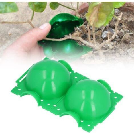10 pièces de 12 cm de boule de propagation de plantes, contrôleur de croissance de racines, dispositif de germination d'enracinement, boîte verte,DUBUNS (1/4)