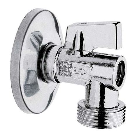 RUBINETTO A SFERA X LAVATRICE 706 ITAP - OTTONE CROMATO 1/2MX3/4M- 5 pezzi