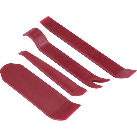 Ce kit d'outils de démontage autoradio en 4 pièces est adapté au démontage et à l'installation des clips de panneaux de porte, des composants du tableau de bord, etc. Il s'agit d'un outil portatif. (1/5)