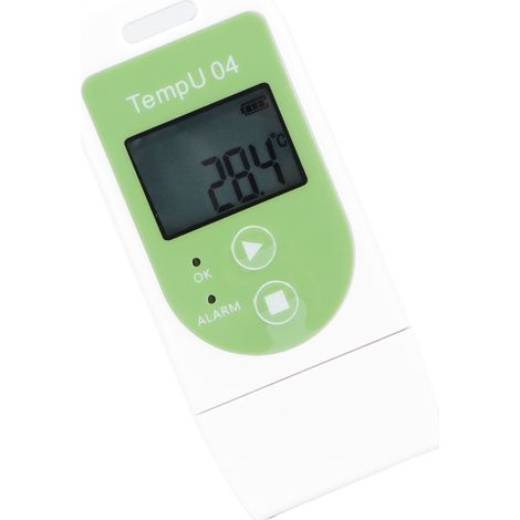 Enregistreur de température haute précision pour caisses isothermes, camions frigorifiques, transport sous chaîne du froid, connexion USB, exportation vers ordinateur, expédition sans batterie. (1/5)