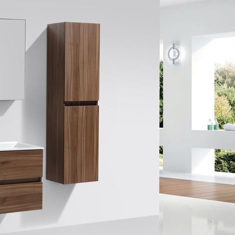 Mueble auxiliar columna 150cm SIENA tinte Nogal (1/5)