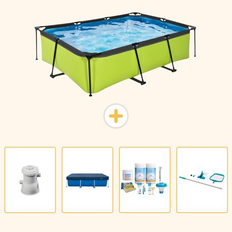 Exit-toys Piscine Exit Rectangulaire - 220x150x65 cm - 5-pièces  SCB65 (1/5)