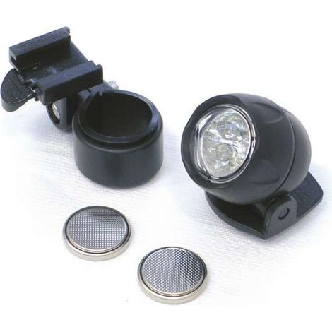 Xplorer Fanale Frontale Anteriore 1 LED Con Staffa E 2 Batterie Incluse