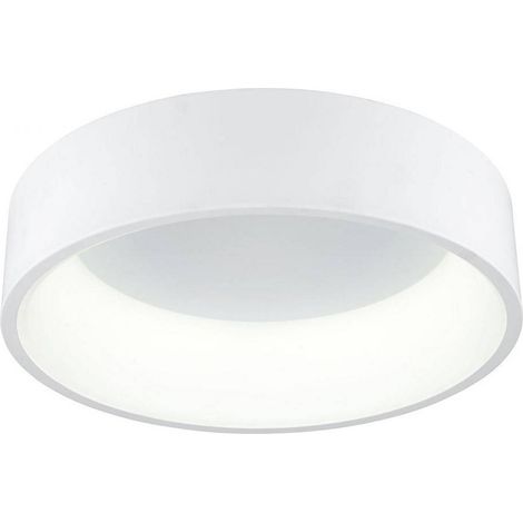 TRADE SHOP - Plafoniera Tonda Led 30 W Cct 3000k 4000k Lampada Soffitto Parete Muro Luce 40cm - Bianco (1/4)