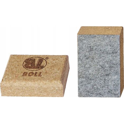 Bloque de corcho con fieltro BOLL 110x65x30mm (1/4)
