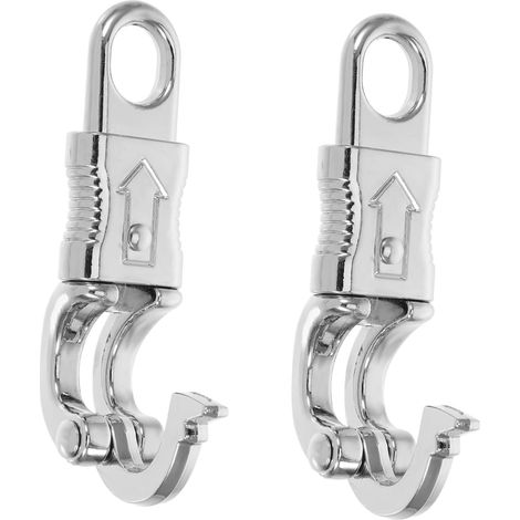 2pièces De Collier pour Chien Métal Clips De Sangle Résistants avec Système De Double Verrouillage pour Laisse Et à Accessoires Pratiques Et Sécurisés pour