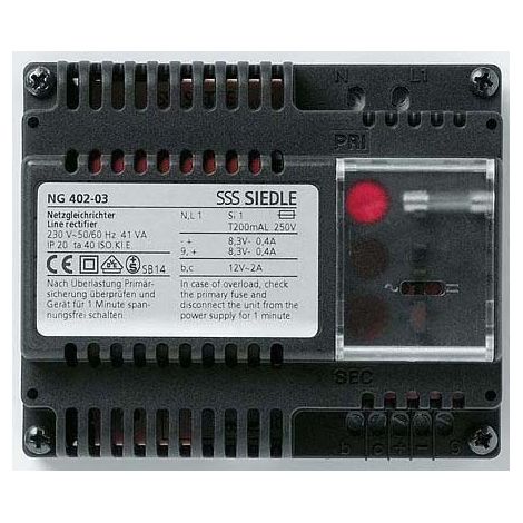 SIEDLE 033590 NG 402-03 NETZGER T SCHWARZ SIEDLE&S EST 200033590-00