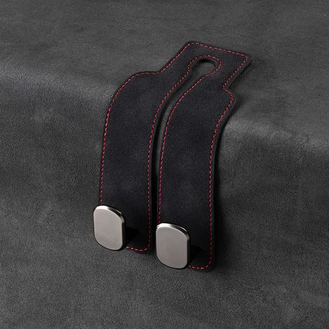 CSPARKV 2 Pack Car Bag Holder, Seat Organizer Hooks, Car Headrest Hook, Double Headrest Hooks, Storage Holder Suitable for Handbags, Shopping Bags (1/4)