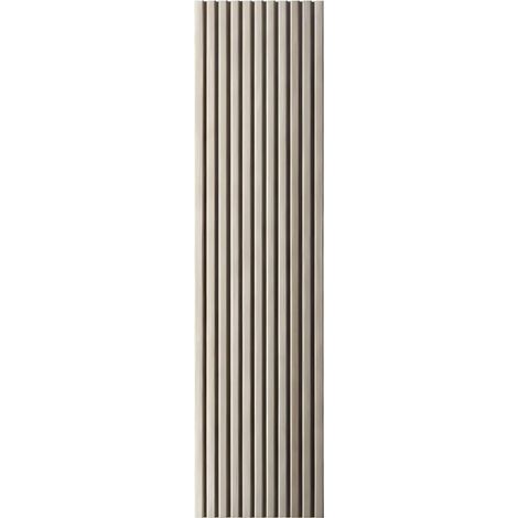 Pannello decorativo murale effetto legno rovere a listelli set 10 pezzi 120x30 per rivestimento interni - Divina Home