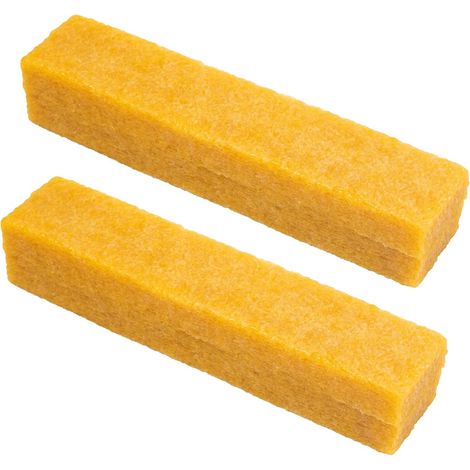 Lot de 2 nettoyeurs de bandes abrasives, bloc de nettoyage en caoutchouc, papier abrasif de nettoyage, bâton, 200 x 40 x 40 mm, caoutchouc naturel, bloc de nettoyage pour bande abrasive (1/5)
