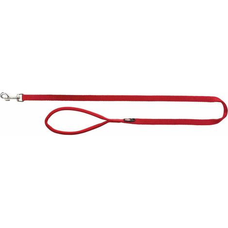Premium guinzaglio: M-L: 1m/20mm rosso