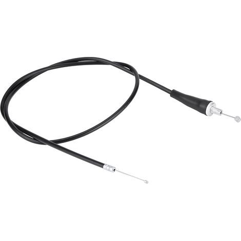 Ligne de cble d'accélérateur de moto à tête droite de 110 cm M8 pour Motocross de vélo de piste de moteur de saleté de fosse (1/5)