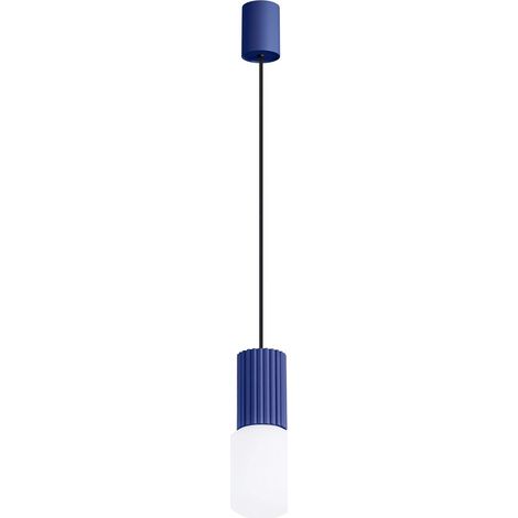 Lámpara colgante Mido ultramarino, 1 luz (1/5)