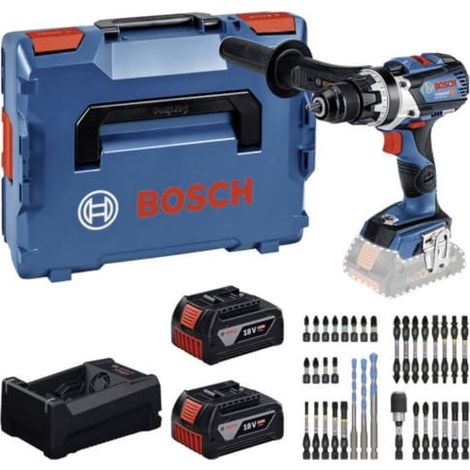 Powertools bosch akku-bohrschrauber gsr-110 c + 2x 5.0ah + gal (l)