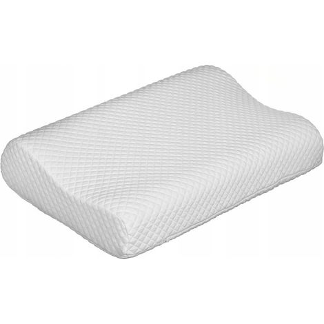 Actionmed PO100AM Almohada Cervical Med Almohada Ortopédica para Soporte de Cuello, Blanca (1/4)