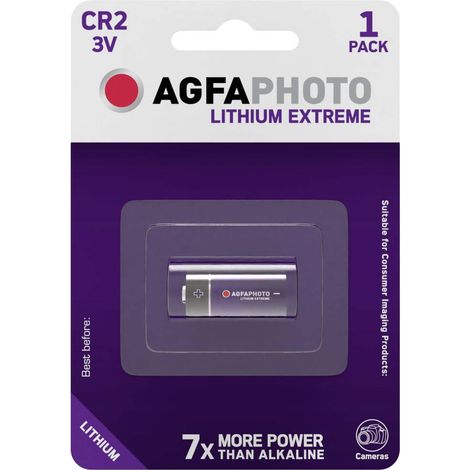 AgfaPhoto LITHIUM CR2 Pile bouton 1 pc(s)