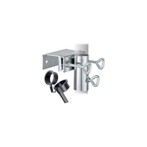 Support Parasol en Acier Galvanisé, Fixation Réglable pour Balustrade & Parapet de Balcon Massif et Stable (1/5)