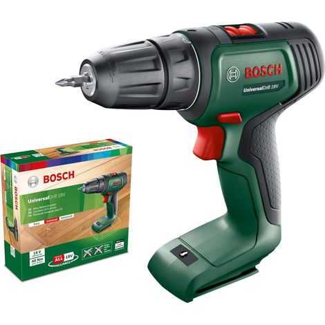 [NEUWERTIG] Bosch Akkuschrauber UniversalDrill 18V (ohne Akku, 18 Volt System, BohrØ in Holz 30 mm)