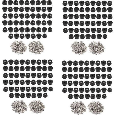 208 Stück Gummifüße für Schneidebretter (0,31 x 0,59 Zoll), kratzfeste Gummifüße für Schneidebretter, Stühle und andere Möbel (1/5)