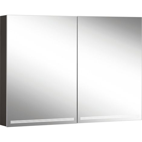 Armario con espejo iluminado Schneider GRACE TW, 2 puertas (1/5)