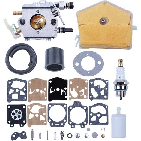 Kit filtre à carburant et collecteur d'admission pour tronçonneuse Husqvarna 51 55 (1/5)