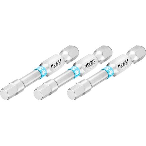 Hazet Bit 1/4 (6,3 mm) Sechskant massiv, Innen Sechskant Profil, 3-tlg., SW 5 mm (1/5)