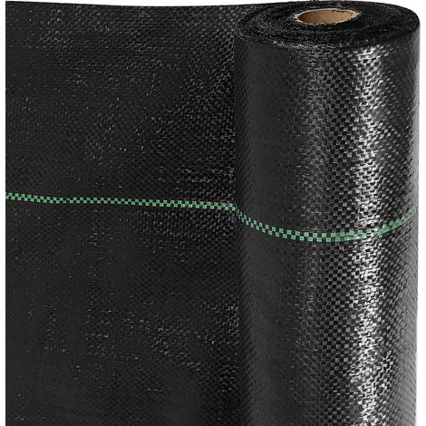SWANEW Telo pacciamante 20 m², 100 g/m2, permeabile all'acqua e antistrappo, 2x10 m (1/5)