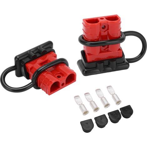 Connecteur de prise de faisceau de câbles de déconnexion rapide de batterie 50A 12-36VDC pour câbles de calibre 6-10/12 (1/5)