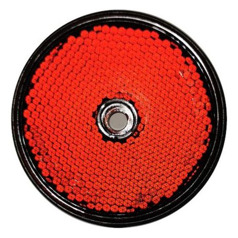 Catadioptre - dtail : a fixer Ø 60 rouge