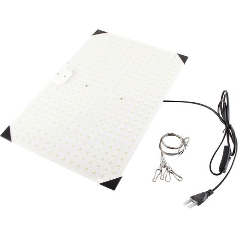 360-LED-Vollspektrum-Pflanzenlampe, Smart Quantum Panel für Zimmerpflanzen mit Haken, EU-Stecker 100–265 V (1/5)