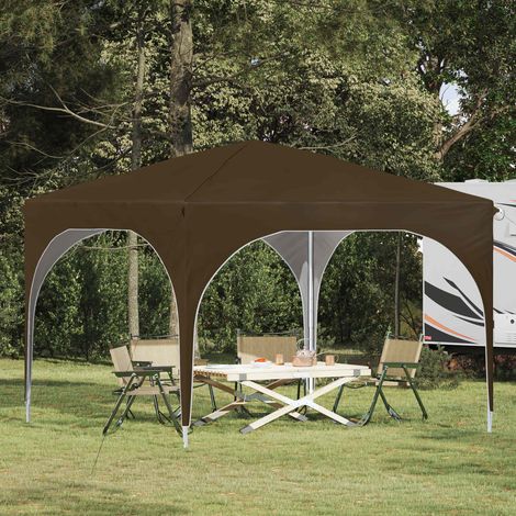 Teenpull – Pop-up Partyzelt 290 x 290 x 245 cm Taupe (1/5)