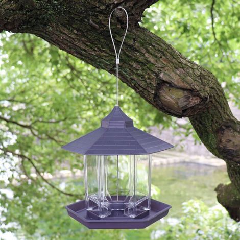 Mangeoire Oiseaux Exterieur Suspendue,Maison Oiseaux Exterieur Mangeoires pour Oiseaux du Jardin Balcon résistant aux intempéries Mangeoires pour Oiseaux-