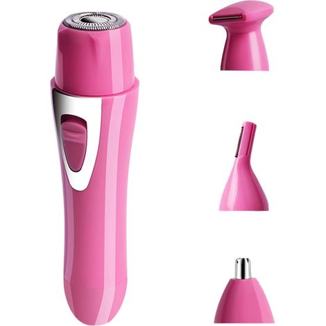 Rasoir électrique rechargeable pour femme (rose)
