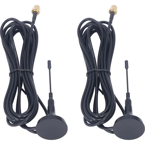 2 Stück Saugnapfantennen GSM Mini Stark magnetisch SMA GPRS 2G 3G Signalempfang und -übertragung (1/5)