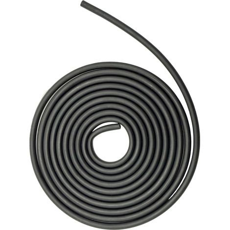 Tuyau Carburant 3m - ID 4mm - Résistant Éthanol - Pour Moteurs Thermiques - Tronçonneuse Débroussailleuse - Noir (1/5)