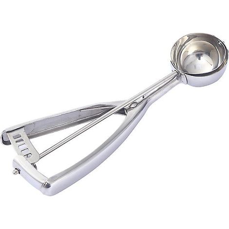 Kekslöffel - Mini-Cupcake-Löffel - Edelstahl (Geschenkpackung, mittel) Durchmesser: 3,3 cm Eiskugelportionierer. (1/5)