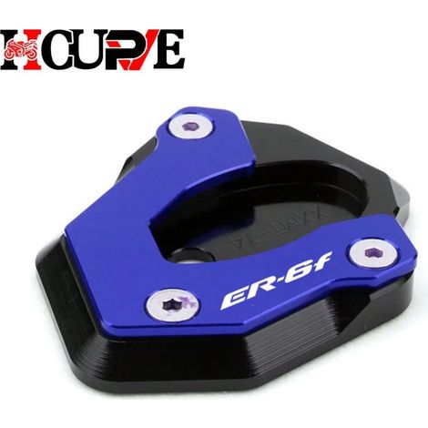 (Bleu-ER6F) Béquille latérale CNC pour moto, compatible avec KAWASAKI ER-6N ER6N ER 6N ER 6F ER6F ER 6F 2012-2016 maxpower (1/4)