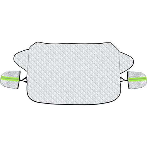 Shining House – Couverture pare-brise voiture 147x100cm – Protection anti-givre, neige, UV – 4 couches indéchirables – Installation facile (1/4)