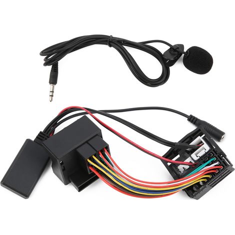 Câble adaptateur microphone auxiliaire audio 150cm/59in, remplacement pour RNS 510/RCD 300 (1/5)