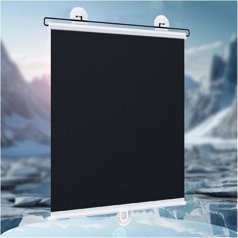 Rideaux occultants - 40 x 60 cm - rideau occultant avec ventouse - Stores solaires temporaires avec ventouses - film de fenêtre occultant - 1 pièce (1/5)