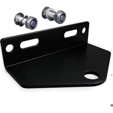 1 attelage remorque pour tracteur de pelouse, tête sphérique, fixation universelle, compatible avec espacement de boulons 5,3" et 5", usage jardin et entretien extérieur