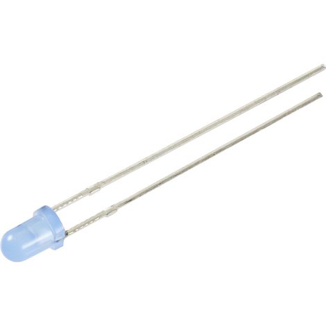 TRU COMPONENTS LED bedrahtet Blau Rund 3 mm 750 mcd 30 ° 12 mA 5 V (1/3)