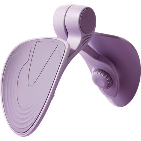 Clip d'exercice pour hanches et bassin, renforcement des jambes, entraînement des muscles du plancher pelvien et de l'intérieur des cuisses, portable, violet (1/5)
