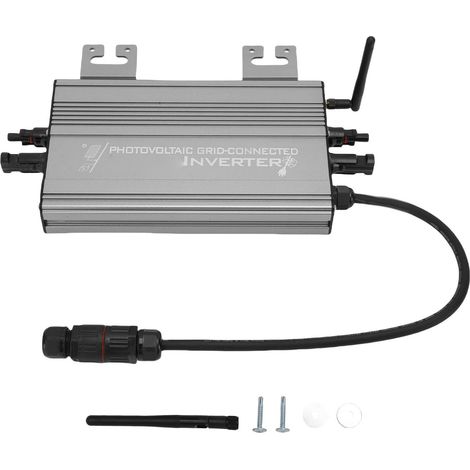 Onduleur Solaire 1250W avec WiFi, Entrée Module PV 20 V à 60 V CC ou Batterie 36 V/48 V CC Micro Onduleur Sortie CA 180 V à 265 V, MPPT à 99%, Étanche IP65, Surveillance Via Application (1/5)