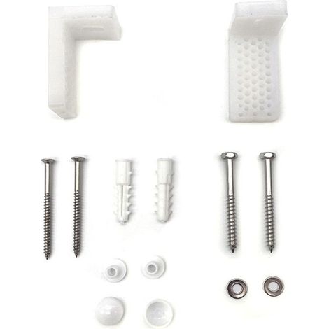 Accessoires De Fixation De Toilettes,Vis Fixation Cuvette Wc Kit De Fixation Au Sol Pour Cuvette De Wc Vis Fixation Abattant Wc-Jeu De Vis Pour La Fixation De La Baignoire (1/4)