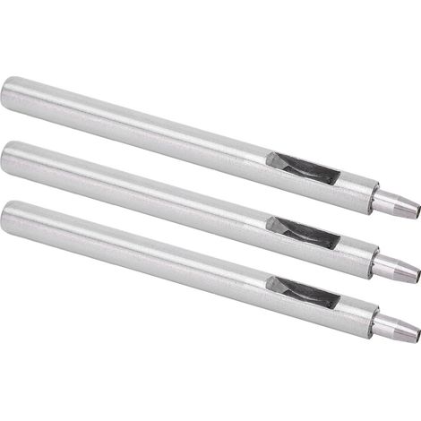 Outil de perforation rond en acier allié (lot de 3) pour le bricolage en cuir (3,5 mm) (1/5)