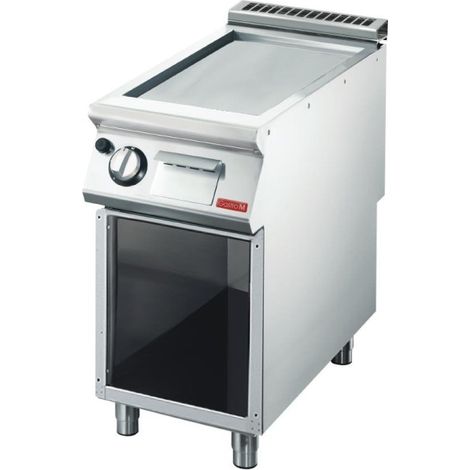 Plancha gaz plaque lisse GM70/40 FTGS 700 plus - 400 x 700 x 850 mm - Gastro M