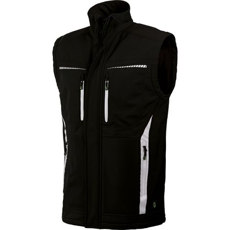 Leibwächter Softshell-Bodywarmer FLEXB Gr. 5XL schwarz