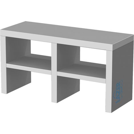 Lazer – Plan de toilette à carreler double 1600 x 850 x 600 mm – Pour vasques – Gamme Panodur – Livré monté