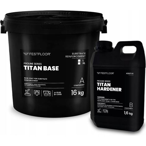 TITAN BASE 16 KG + 1,6 KG - Grundierung für Titan-Mikrozement (1/3)
